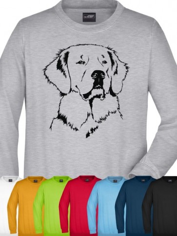 Unisex Sweat-Shirt » Hundemotiv » selbst gestalten » viele Farben & Größen