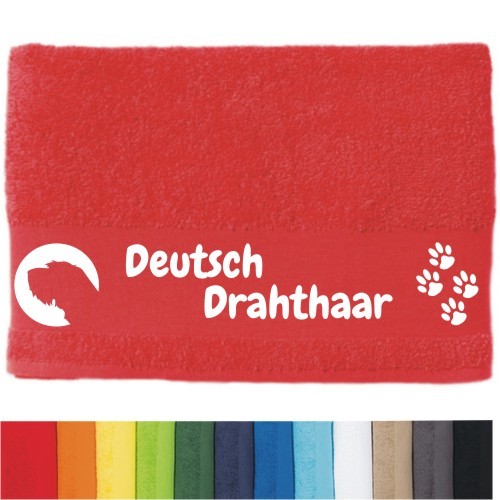 DOG - Handtuch "Deutsch Drahthaar" selbst gestalten bei ANFALAS