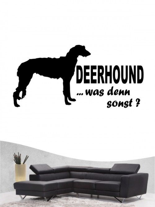 Deerhound 7 - Wandtattoo