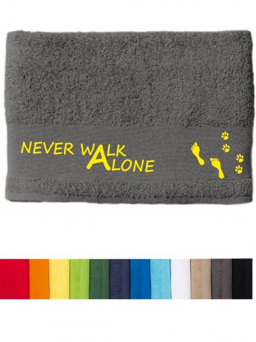 DOG - Handtuch "Never walk alone" selbst gestalten | ANFALAS